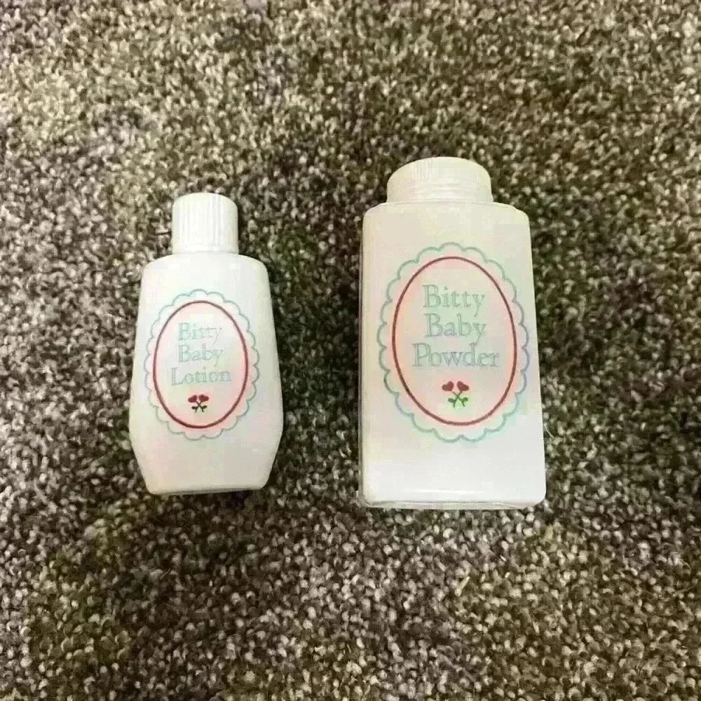 1990s Pleasant Company Bitty Baby lotion and baby powder